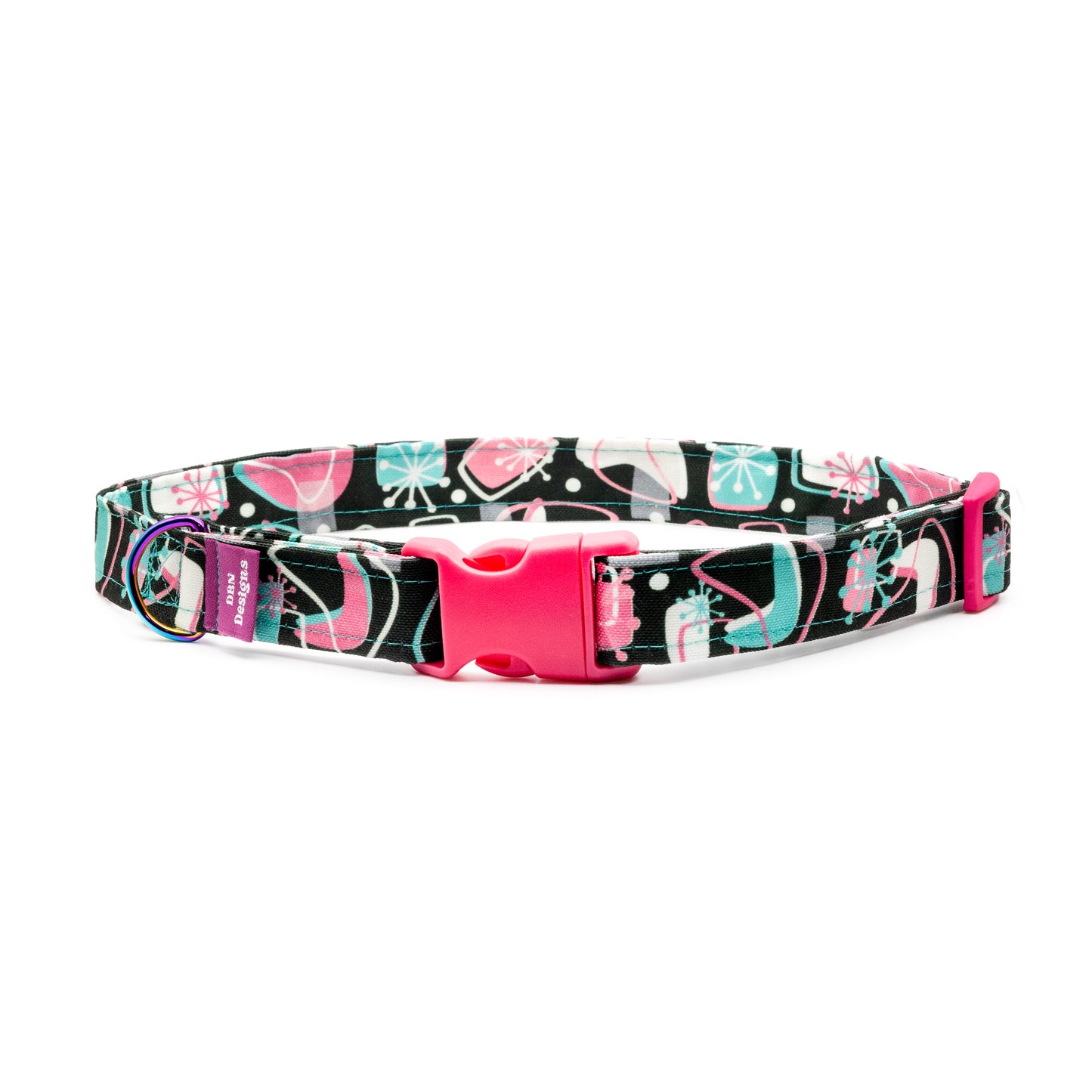 Retro Bloom Dog Collar