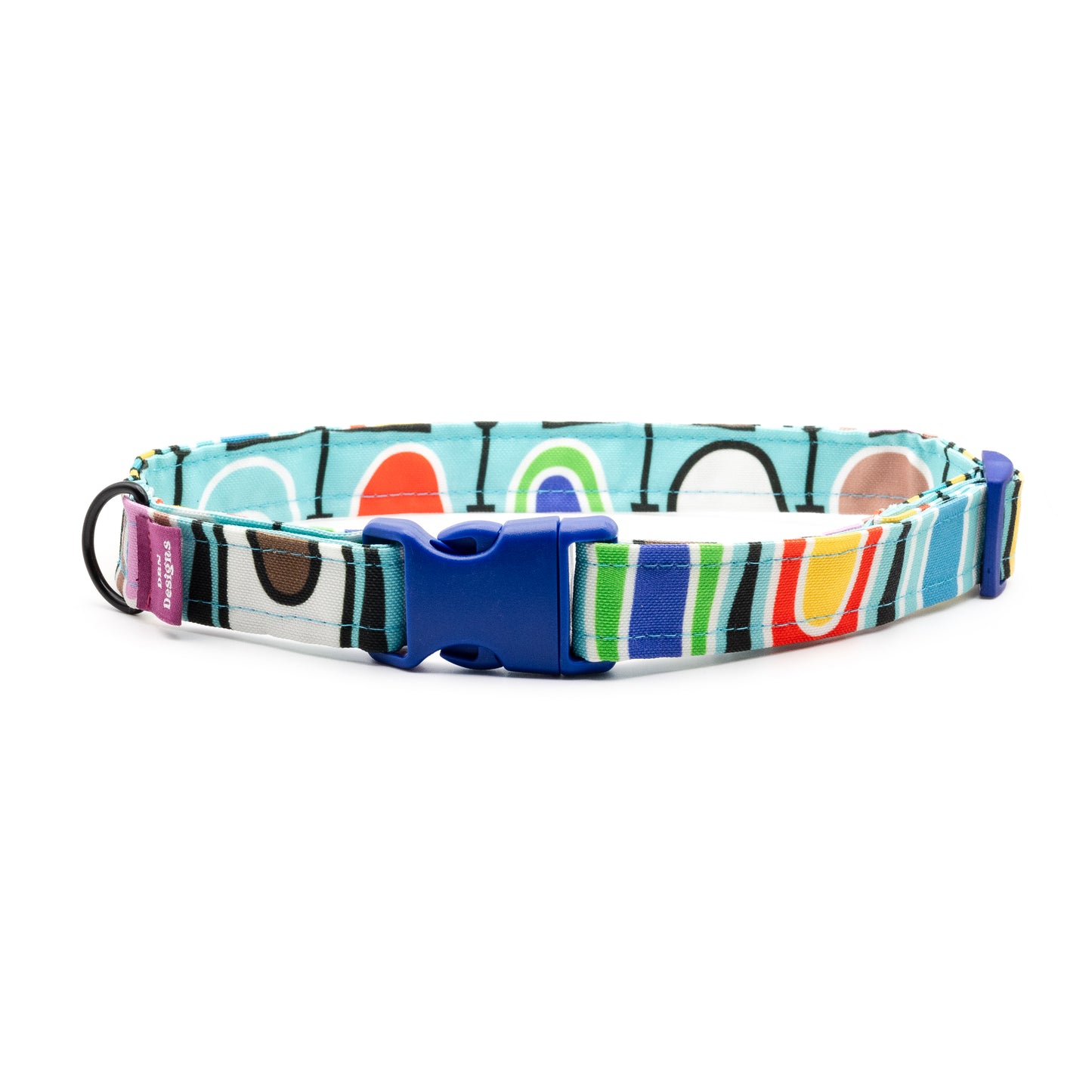 Mod Mosaic Dog Collar