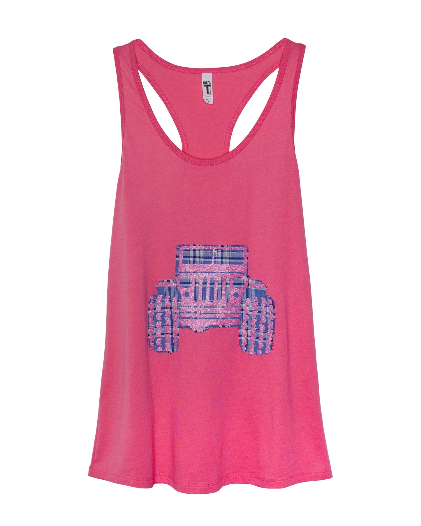 Racerback Tank - 4x4 Glitter Decal