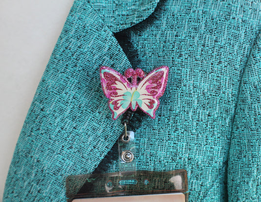 Butterfly Badge Reel