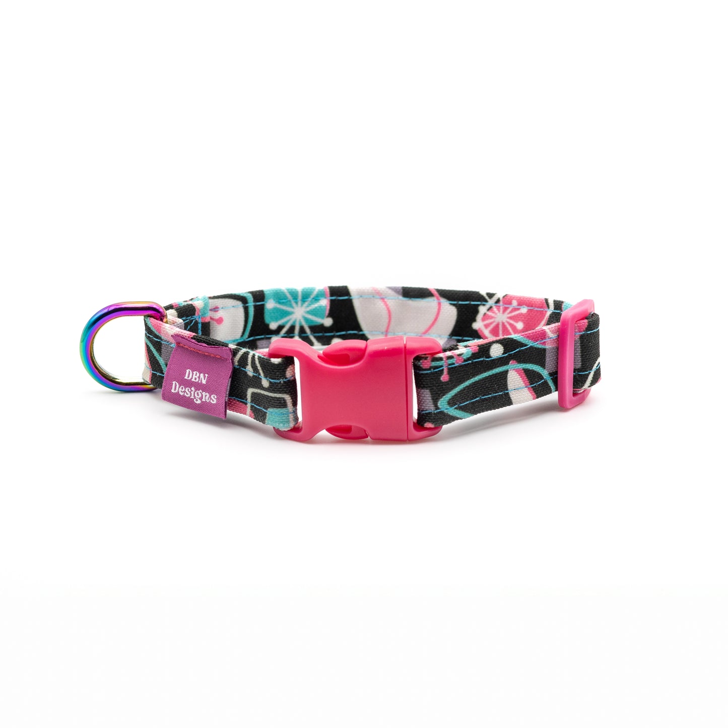 Retro Bloom Dog Collar