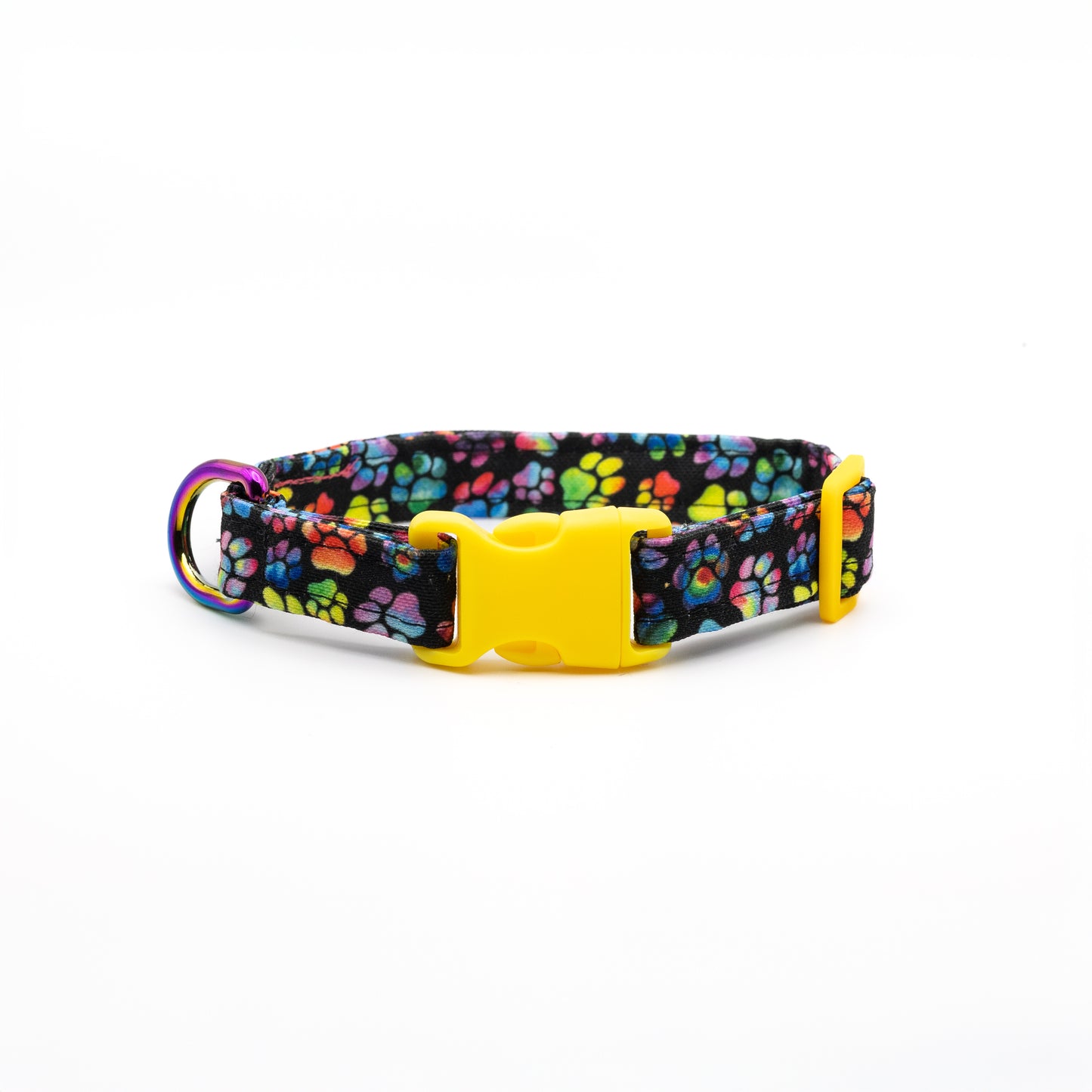 Rainbow Paws Dog Collar - Dark