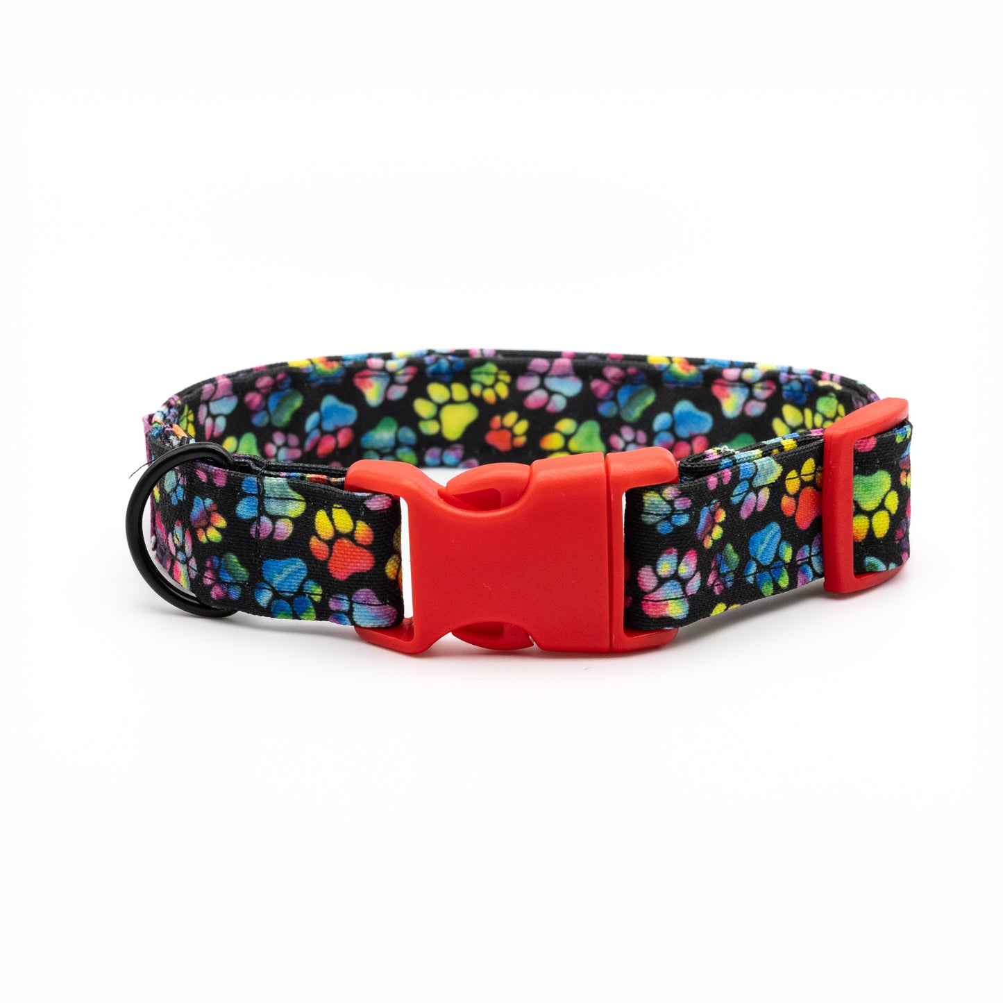 Rainbow Paws Dog Collar - Dark