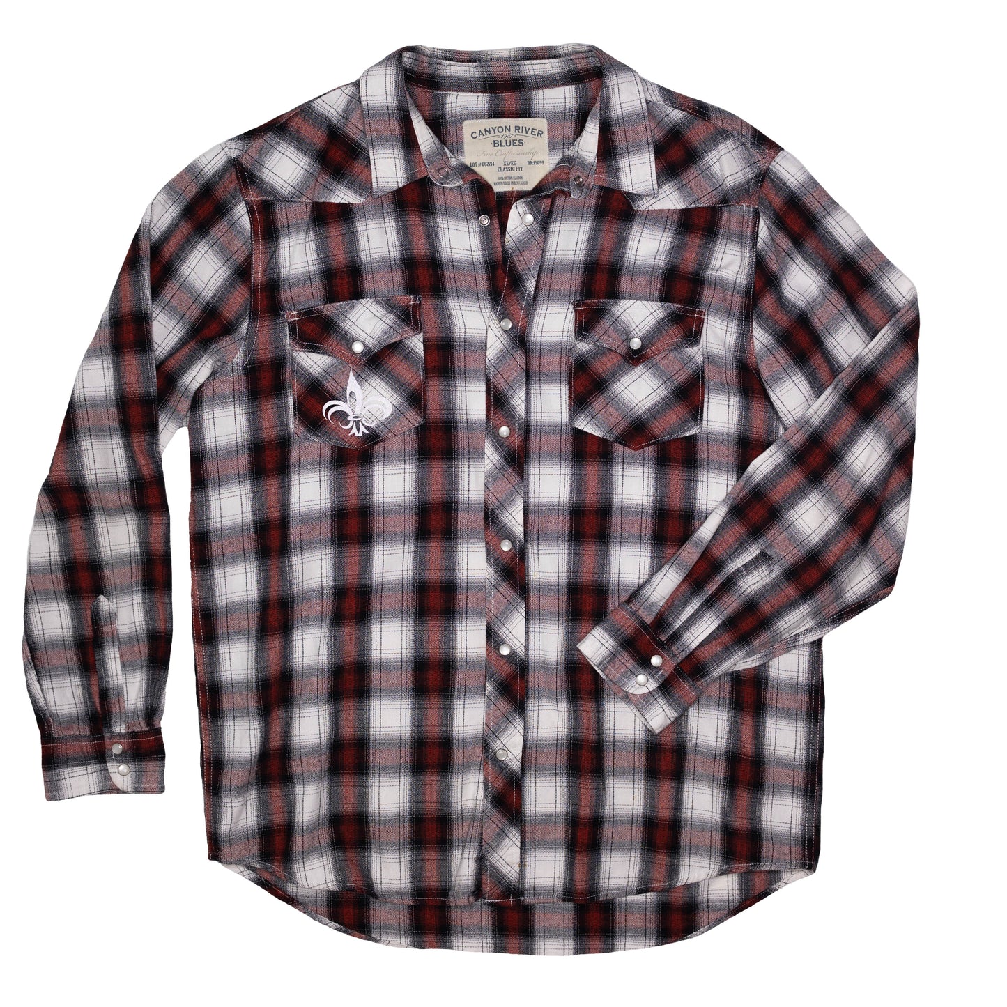 Canyon River Blues Flannel Shirt - size XL