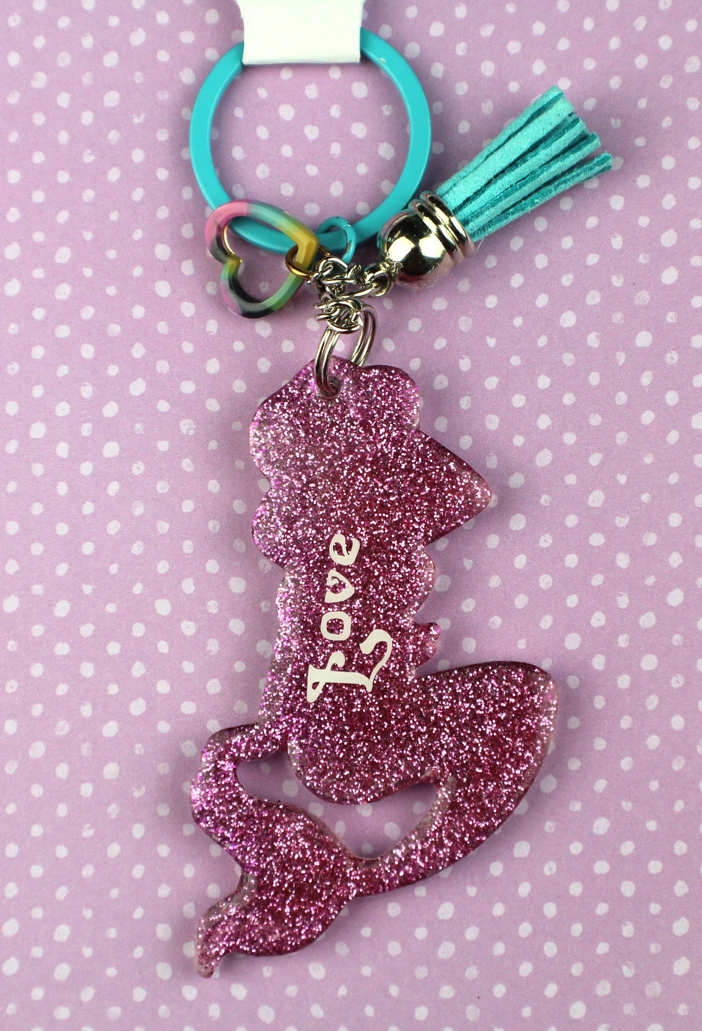 Keychain Mermaid with Love