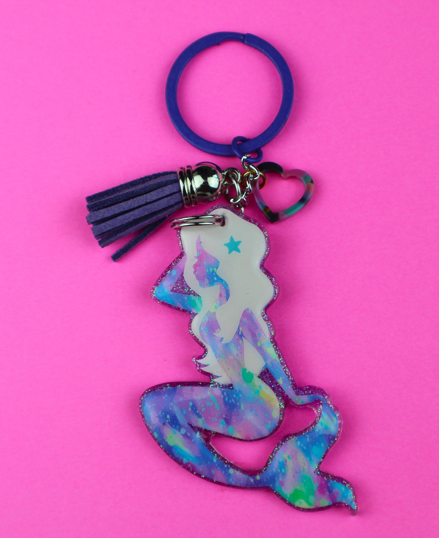 Mermaid Keychain - Peace