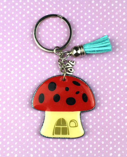 Mushroom Keychain